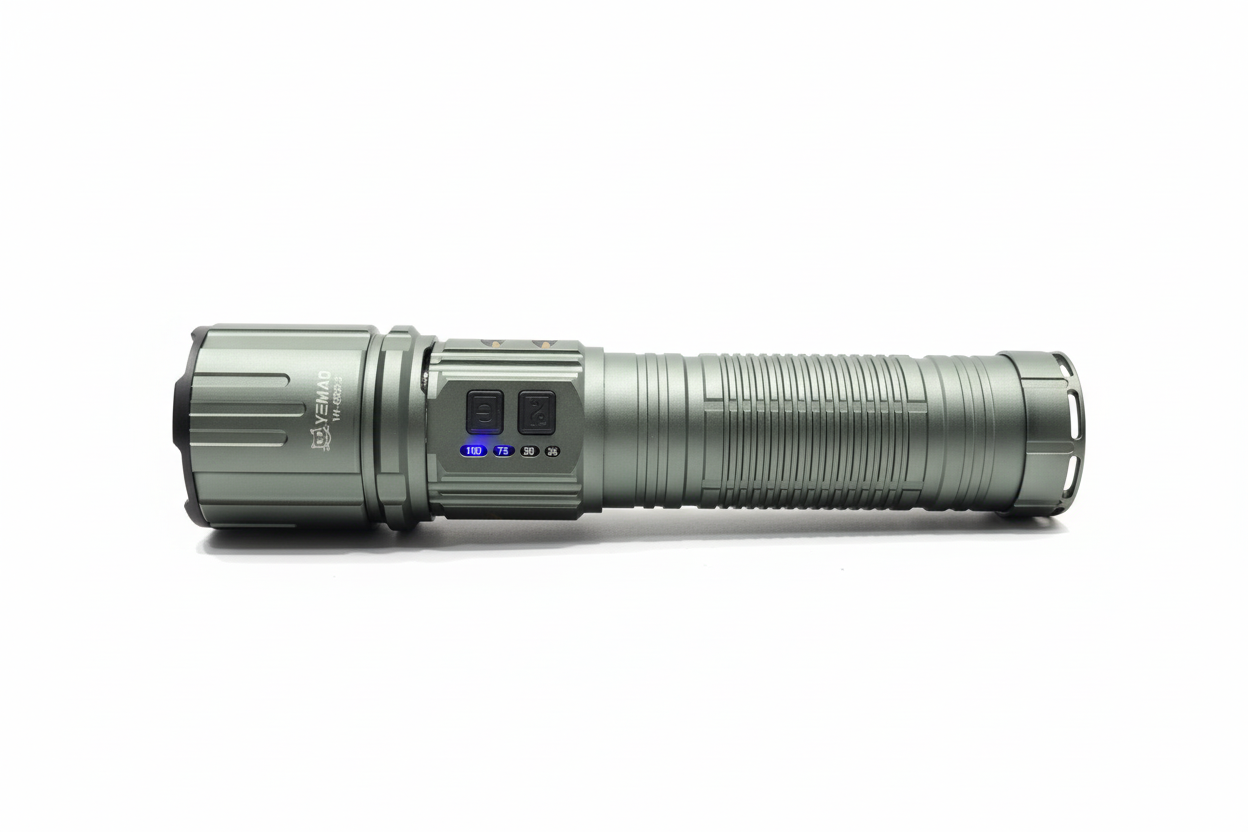 YEMAO Tactical Flashlight White Background Hero